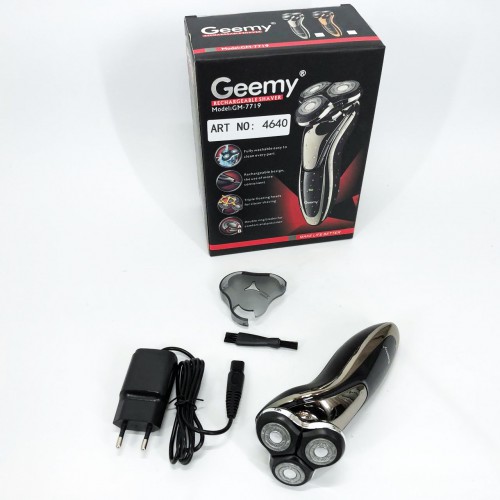 Електробритва Gemei GM-7719 Акумуляторна Електрична Бритва, Машинка для гоління триммер