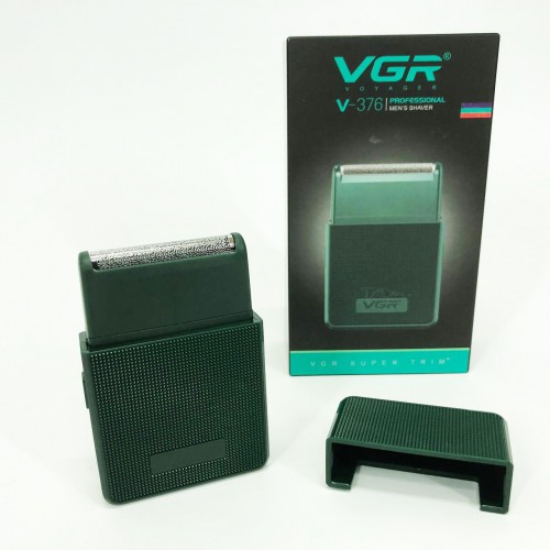 Електробритва VGR V-376 GREEN шейвер, Професійний шейвер-електробритва, Портативна бритва