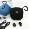 Колонка-Bluetooth із навушниками TG813. Колір: чорний