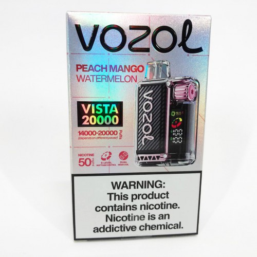 Vozol Vista 20000. Персик Манго Кавун (Peach Mango Watermelon)