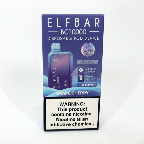Elf Bar BC10000. Виноград Вишня (Grape Cherry)