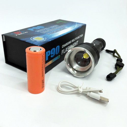 Ліхтар поліцейський X-Balog BL-531-P90 1х26650 8800mah USB/microUSB/ 3хААА R3 функція Power Bank