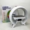 LED Лампа нічник з бездротовою зарядкою та Bluetooth динаміком G-Lite XM-X63, Годинник хамелеон з будильник