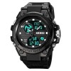 Годинник наручний чоловічий SKMEI 2031BK BLACK, чоловічий тактичний годинник, протиударний годинник. Колір: чорний
