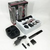 Машинка для стрижки 10в1 GEMEI GM-592, машина для окантування, підстригальна машинка. Колір: червоний