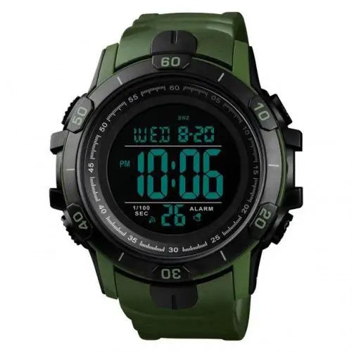 Годинник наручний чоловічий SKMEI 1475AG ARMY GREEN, брендовий чоловічий годинник, годинник для чоловіка. Колір: зелений