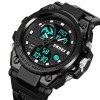 Годинник наручний чоловічий SKMEI 2031BK BLACK, чоловічий тактичний годинник, протиударний годинник. Колір: чорний