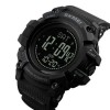 Годинник наручний чоловічий SKMEI 1356BK BLACK, фірмовий спортивний годинник. Колір: чорний
