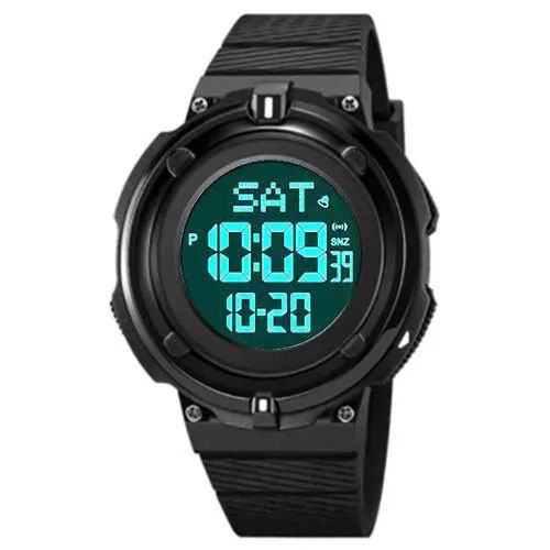 Годинник наручний чоловічий SKMEI 2010BKWT BLACK-WHITE, годинник армійський скмей, годинник спортивний. Колір: чорний