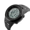 Годинник наручний чоловічий SKMEI 1167BK BLACK, армійський годинник протиударний. Колір: чорний