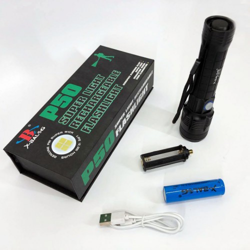 Ліхтарик ручний Bailong X-Balog BL-B99-P50, ліхтар ручний тактичний, водонепроникний ліхтар