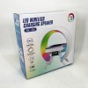 LED Лампа нічник з бездротовою зарядкою та Bluetooth динаміком G-Lite XM-X63, Годинник хамелеон з будильник