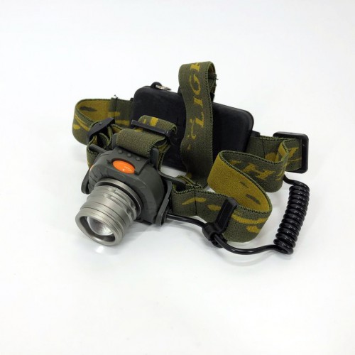 Налобний ліхтар тактичний Bailong BL-1505\602B SENSOR з датчиком руху, Ліхтарик налобний led