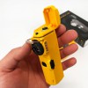 Ліхтарик-запальничка армійська MULTIFUNCTIONAL D51-COB електроімпульсна акумуляторна. Колір: жовтий