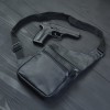 Подарунковий набір 2В1! Сумка шкіряна + професійний ліхтар: POLICE BL-X71-P50