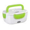 Ланч бокс електричний з підігрівом Lunch Heater 220 V Pro, Термос для їжі для дітей. Колір: зелений