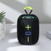 Портативна Bluetooth колонка TG658 8W з RGB підсвічуванням, Бездротова колонка потужна. Колір: чорний