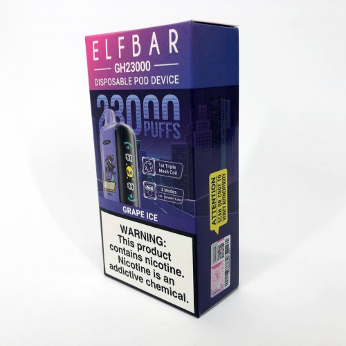 ELF BAR GH 23000 5%. Виноград (Grape Ice)