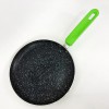 Сковорідка для млинців 23 см Con Brio СВ-2324 Eco Granite, сковорода з індукційним дном. Колір: зелений