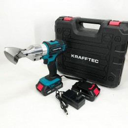 Ножиці акумуляторні по металу в кейсі Krafftec DJS130R, 2 акб 36V/5AP