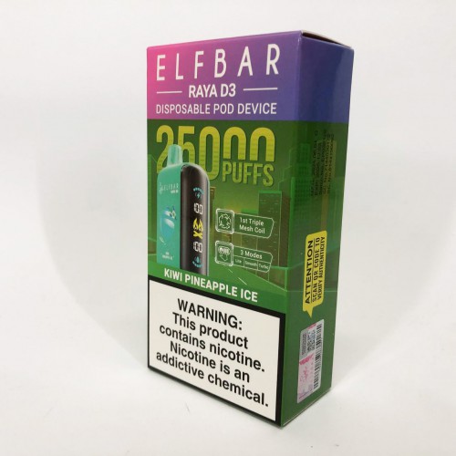 Elf Bar Raya D3 25000. Ківі Ананас (Kiwi Pineapple)