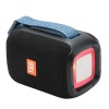 Портативна колонка Bluetooth TG339 5W з RGB підсвічуванням, Акумуляторна колонка для музики. Колір: чорний