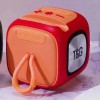 Портативна Bluetooth колонка TG359 7W з RGB підсвічуванням, Гучна блютуз колонка. Колір: червоний