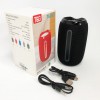 Портативна Bluetooth-колонка TG653 USB з ремінцем, акумуляторна колонка для музики. Колір: чорний
