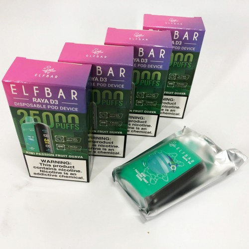 Elf Bar Raya D3 25000. Ківі Маракуя Гуава (Kiwi Passion Fruit Guava)