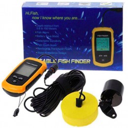 Ехолот портативний Fish Finder до 100м портативний сонар універсальний