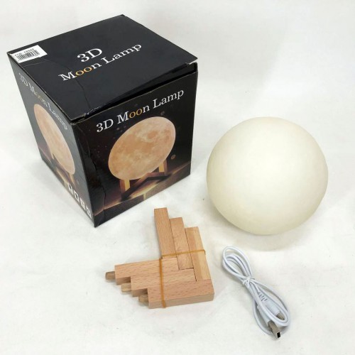 Нічник світиться місяць Moon Lamp 13 см, Нічник для дитини на ніч, Нічник для гарного сну дитини