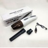 Автомобільний пилосос Car Vacuum Cleaner HY05 на АКУМУЛЯТОРІ. Колір: білий
