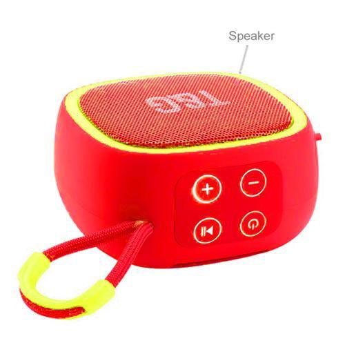 Портативна Bluetooth-колонка TG659 з ремінцем, Гучна блютуз колонка для вечірки. Колір: червоний