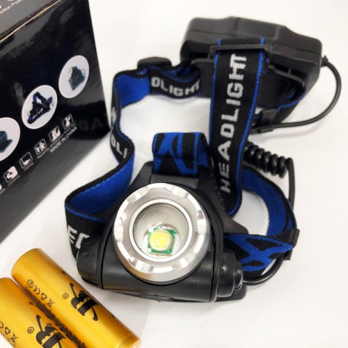 Ліхтар налобний Police BL-6699 (204C), Налобний ліхтарик bailong, Налобний ліхтарик з usb зарядкою