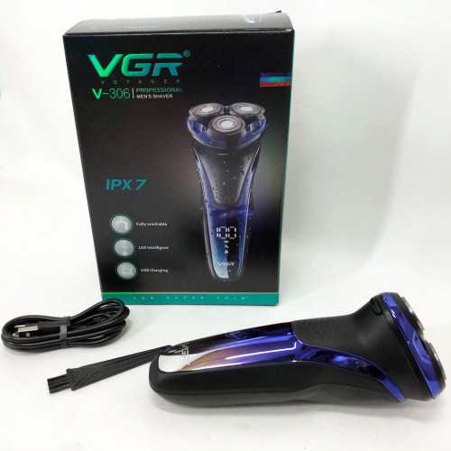 Електробритва VGR V-306 акумуляторна бритва для стрижки волосся, машинка для стрижки бороди