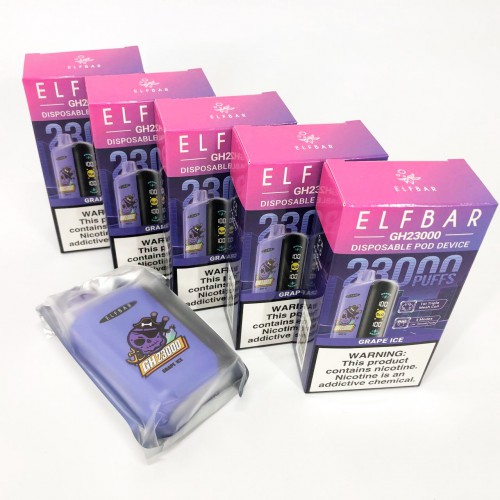 ELF BAR GH 23000 5%. Виноград (Grape Ice)