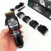 Машинка для стрижки волосся та бороди професійна VGR V-699 з насадками та LED дисплеєм. Колір: чорний