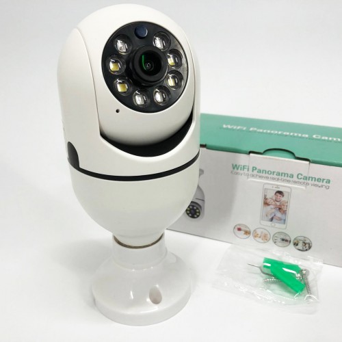 Камера відеоспостереження лампочка CAM L1 E27 WIFI IP 360/90 поворотна