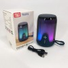 Акумуляторна переносна колонка TG652 5W з RGB підсвічуванням та ремінцем, блютуз колонка. Колір: синій