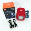 Портативна Bluetooth колонка TG339 5W з RGB підсвічуванням, Гучна блютуз колонка. Колір: червоний
