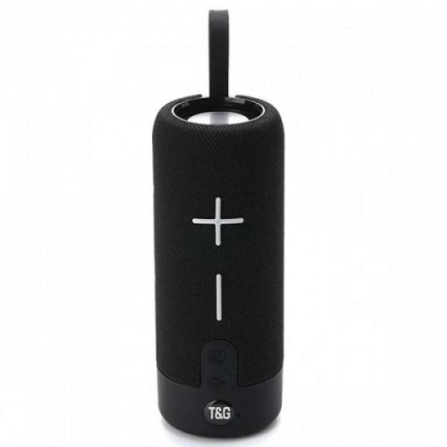 Портативна Bluetooth колонка TG619C FM-радіо USB/TF з ремінцем, Колонка для музики. Колір: чорний