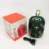 Портативна Bluetooth колонка TG658 8W з RGB підсвічуванням, Гучна блютуз колонка. Колір: камуфляж