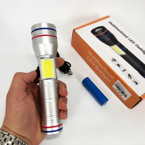 Ліхтар PLD-231 WHITE LASER LED PM10-TG+COB(white+red), 1х26650, Ліхтарик police оригінал, Ліхтарик поліс