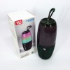 Портативна колонка TG644 5W з RGB підсвічуванням та ремінцем, Бездротова колонка потужна. Колір: зелений