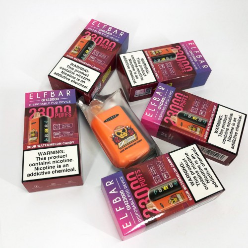 ELF BAR GH 23000 5%. Кислі Кавунові Цукерки (Sour Watermelon Candy)