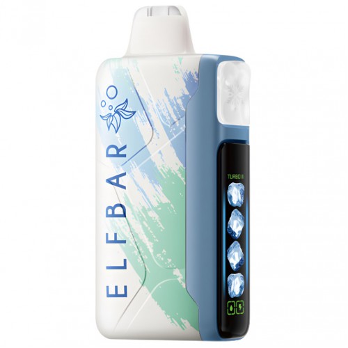 Elf Bar Ice King 30000. Синя Малина (Blue Razz Ice)