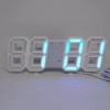 Годинник настільний LY-1089 з білим підсвічуванням LED синій, Годинник настільний професійний електронний