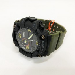 Годинник наручний чоловічий SKMEI 1520AG ARMY GREEN, військовий чоловічий наручний годинник зелений. Колір: зелений