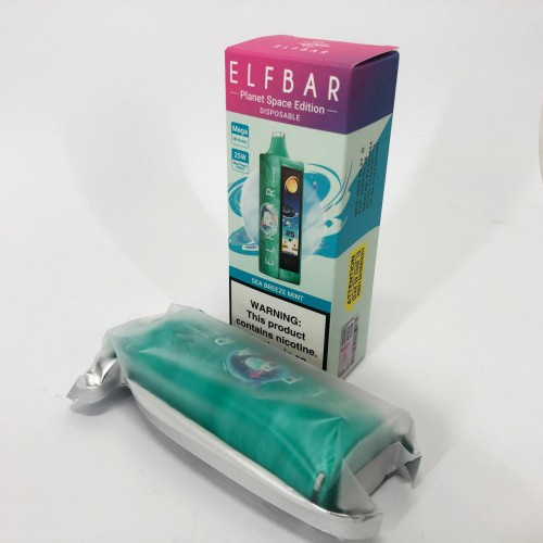 ELF BAR Planet 25000. М'ята (Sea Breeze Mint)