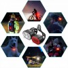 Велоліхтар акумуляторний передній та задній ZH-078-2LED ліхтар + STOP-14SMD, Стоп-сигнал на задню раму